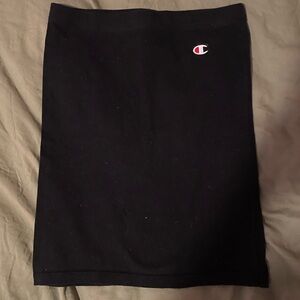 Champion Black Pencil Skirt with Small Logo